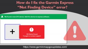 garmin express not finding device edge 500